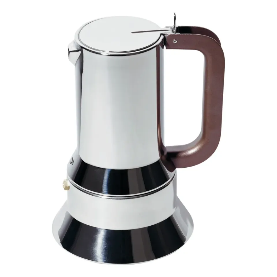 Alessi 9090 espresso coffee maker, 10 copper Silver-colouredBrown Outlet