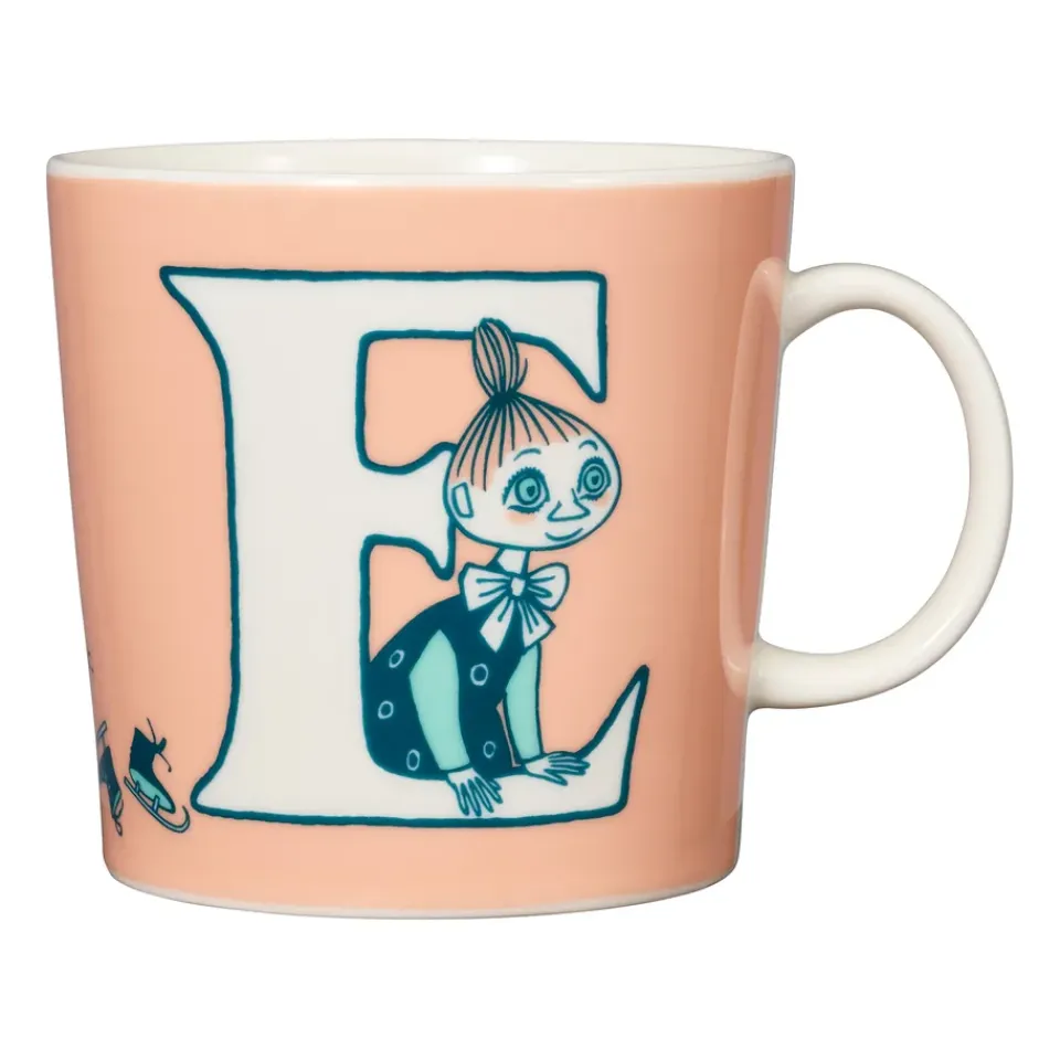 Moomin Arabia ABC Moomin mug 40 cl, E Pink Outlet