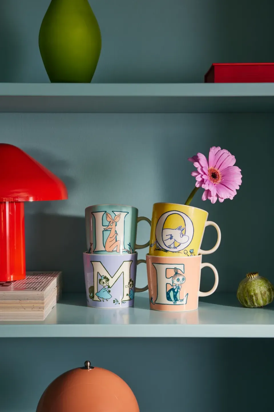 Moomin Arabia ABC Moomin mug 40 cl, H Blue