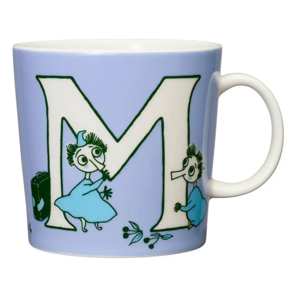 Moomin Arabia ABC Moomin mug 40 cl, M Purple Clearance