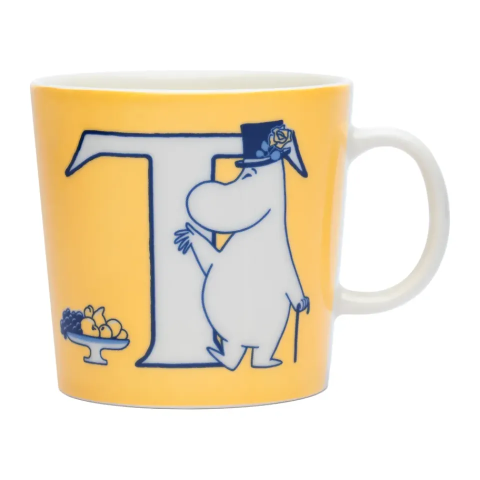 Moomin Arabia ABC Moomin mug 40 cl, T Yellow Outlet