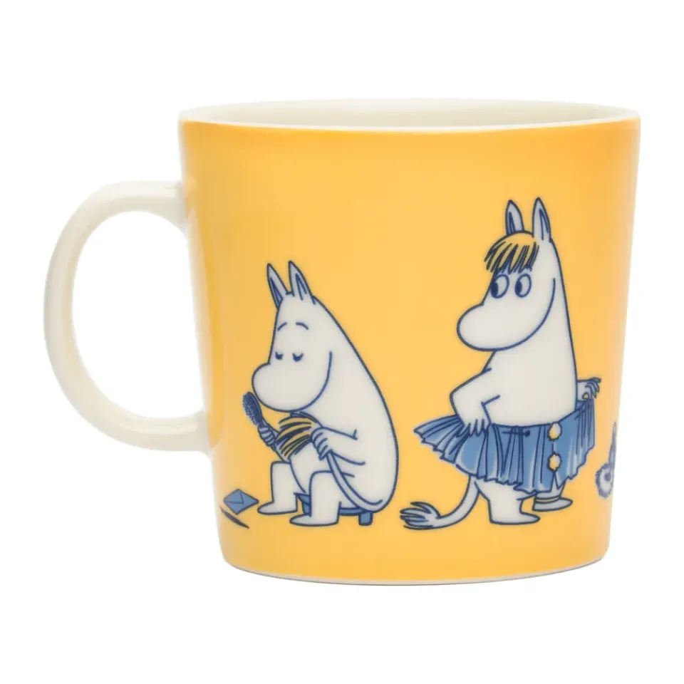 Moomin Arabia ABC Moomin mug 40 cl, T Yellow Outlet