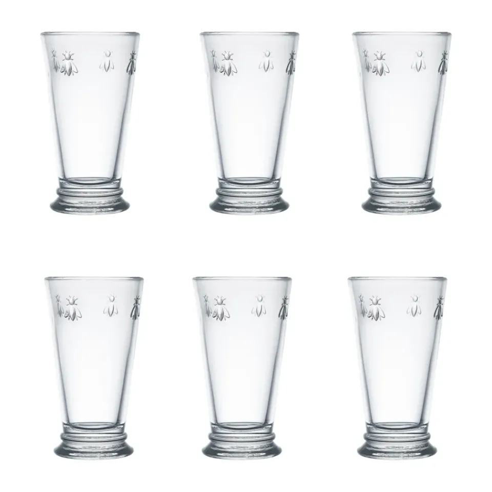 La Rochère Abeille drinkglass 46 cl 6-pack, Clear Transparent Outlet