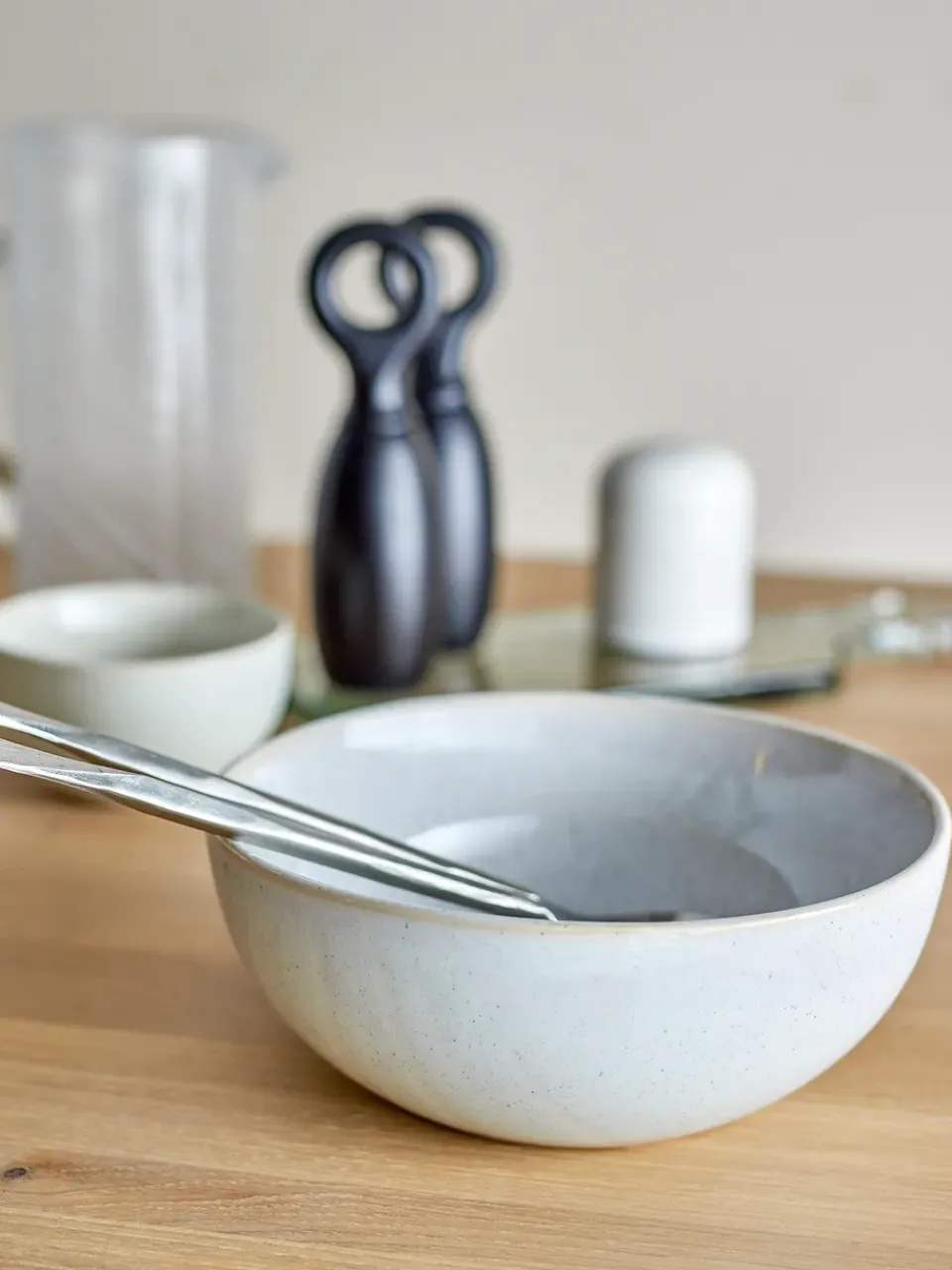Bloomingville Addison bowl 1.825 L, White Outlet