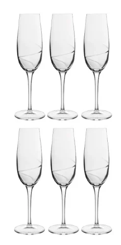 Luigi Bormioli Aero champagne glasses 6-pack, 23.5 cl Transparent Sale