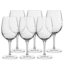 Luigi Bormioli Aero red wine glasses 6-pack, 48 cl Transparent New