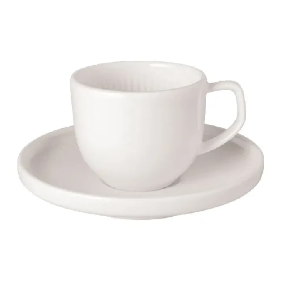 Villeroy & Boch Afina espresso cup 5 cl with saucer, White Online