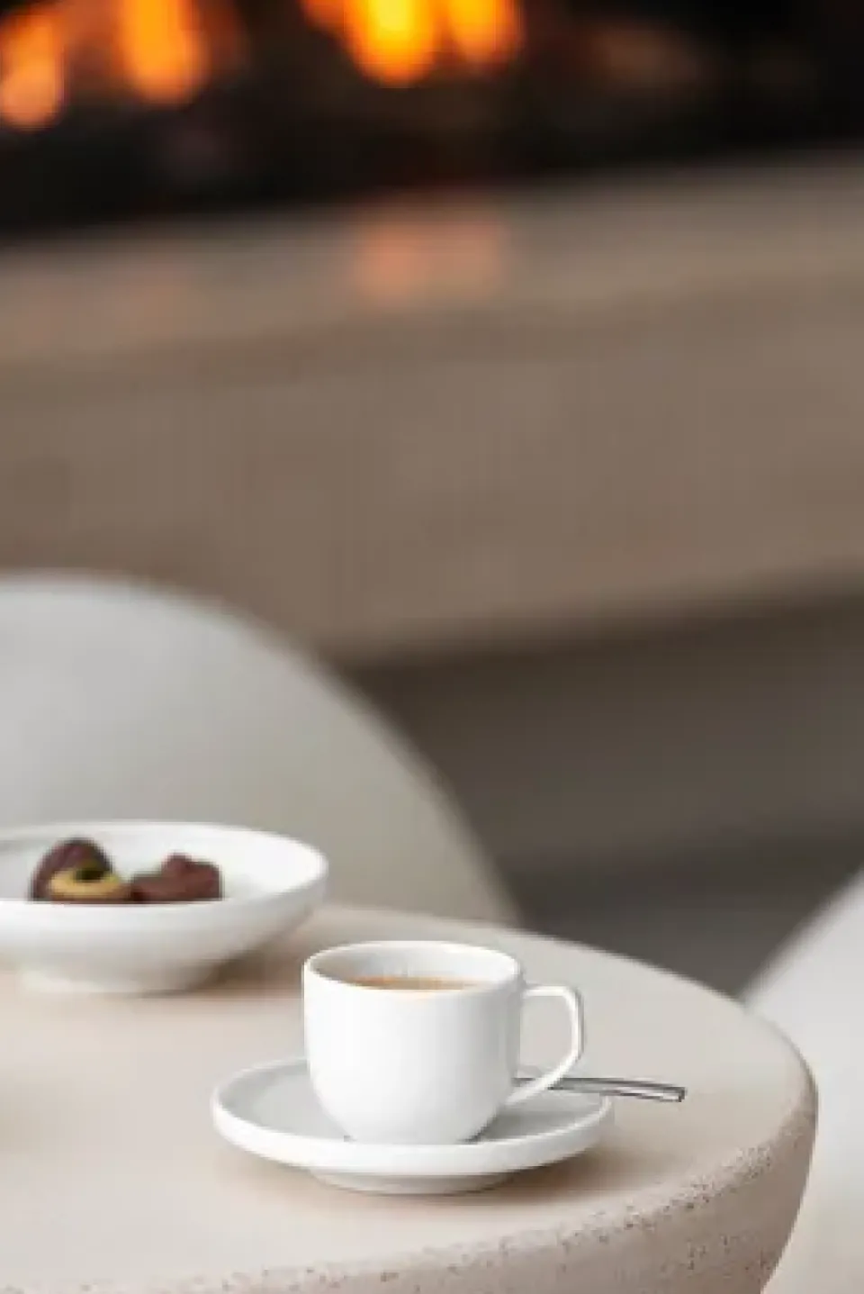 Villeroy & Boch Afina espresso cup 5 cl with saucer, White Online
