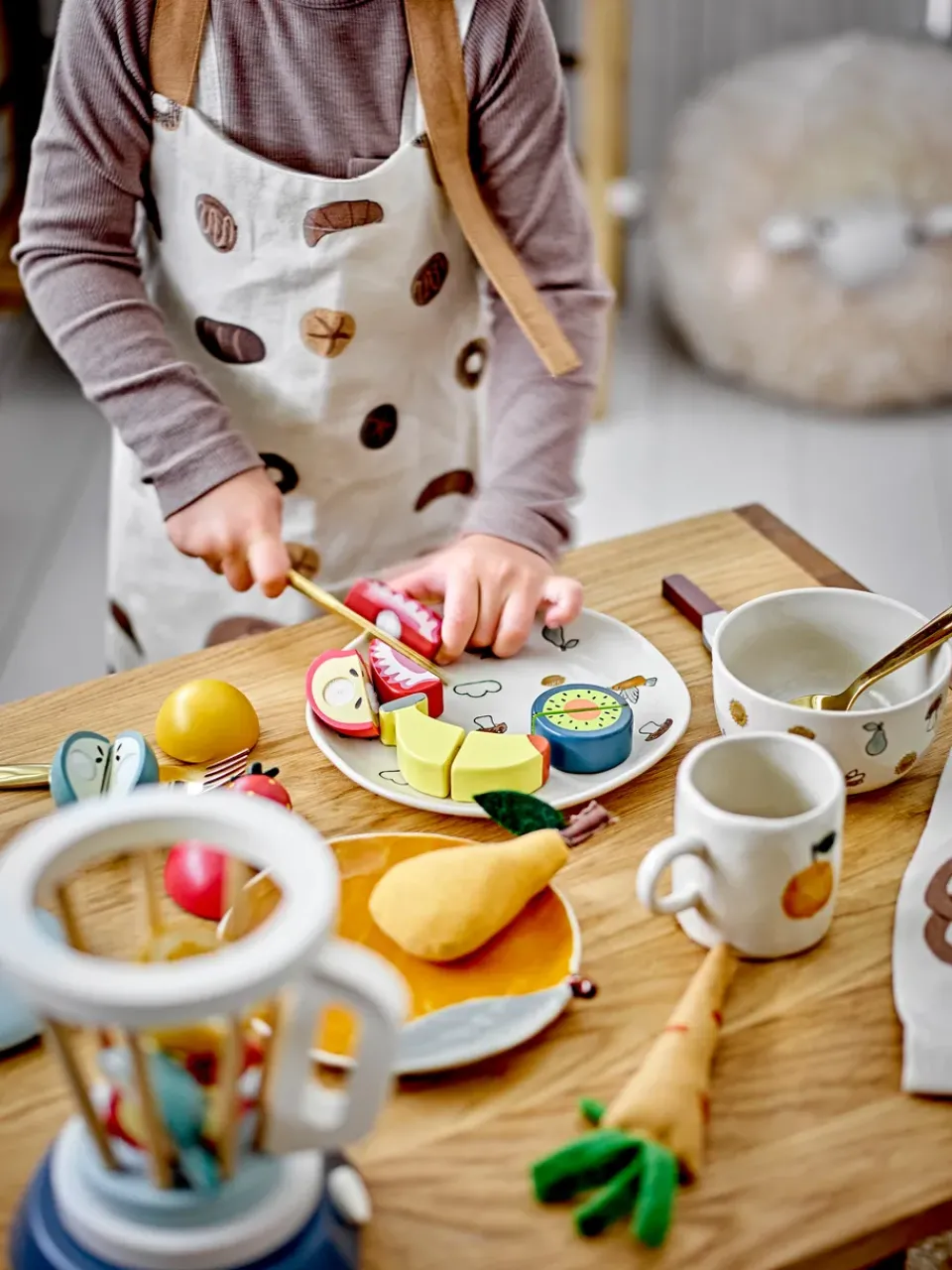 Bloomingville Agnes children's dinnerware 3 pieces, White Online