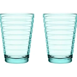 Iittala Aino Aalto drinks glass 33 cl 2-pack, water Green New