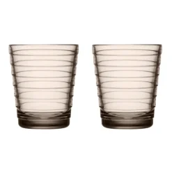 Iittala Aino Aalto drinks glass 22 cl 2-pack, linen Beige Clearance