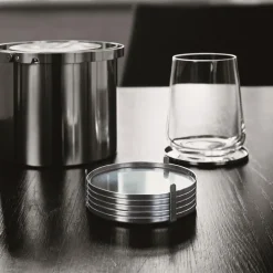 Stelton AJ coasters, stainless steel Silver-coloured Online