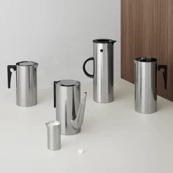 Stelton AJ cylinda-line coffee press kaffe 1 l, Stainless steel Silver-coloured Online