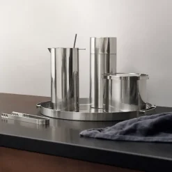 Stelton AJ cylinda-line ice tong, Stainless steel Silver-coloured Online