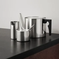 Stelton AJ cylinda-line sugar bowl, Stainless steel Silver-coloured New