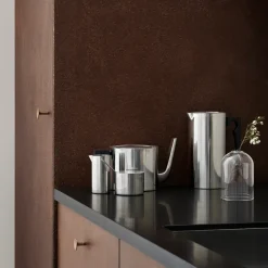 Stelton AJ cylinda-line sugar bowl, Stainless steel Silver-coloured New