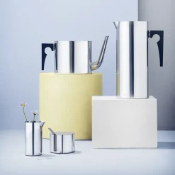Stelton AJ cylinda-line sugar bowl, Stainless steel Silver-coloured New