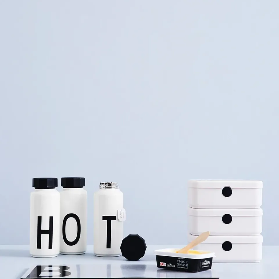 Design Letters AJ Vintage thermos, B White