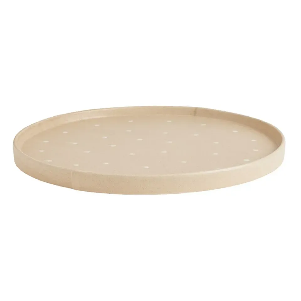 OYOY Aki tray Ø36 -5 cm, Beige Clearance