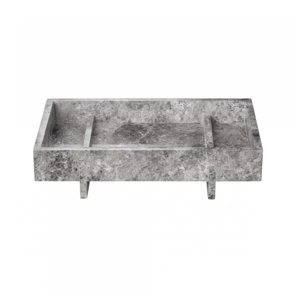 Blomus Alegto tray marble 18x30 cm, Sharkskin Grey Best