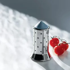 Alessi salt shaker, blue-stainless steel BlueSilver-coloured Online