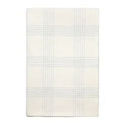 Broste Copenhagen Alice tablecloth, 160x300 cm, Dusty blue-Natural BlueBeige Clearance