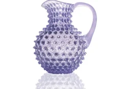 Anna Von Lipa Alice's Paris Hobnail jug 2L, Dusty lavender Purple New