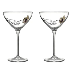 Kosta Boda All about you coupe champagne glass 32 cl 2-pack, All for you Transparent New