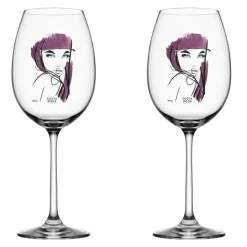 Kosta Boda All about you wine glass 52 cl 2 pack, red Transparent Best