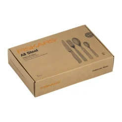 Fiskars All Steel cutlery, 16 pieces Silver-coloured