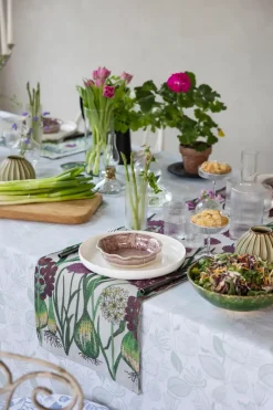 Ekelund Linneväveri Allium table runner 35x120 cm, Multi Discount