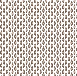 ERNST Almond napkin 33x33 cm, White-brown WhiteBrown Clearance