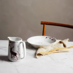 Wik & Walsøe Alveskog deep plate, 15 cm Brown Outlet