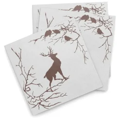 Wik & Walsøe Alveskog paper napkins 20-pack, -brown White Hot