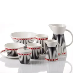 Superliving Amanda jug, white-tomato (red) RedWhite Outlet