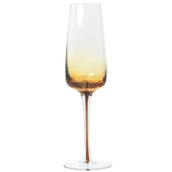 Broste Copenhagen Amber champagne glass, 20 cl Yellow Clearance