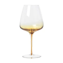 Broste Copenhagen Amber red wine glass, 65 cl Yellow Sale