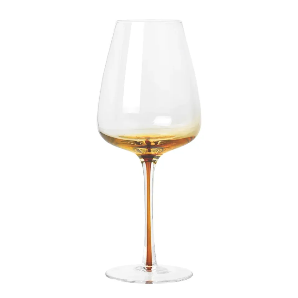 Broste Copenhagen Amber white wine glass, 40 cl Yellow Online