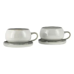 Lene Bjerre Amera cup and saucer, sands White Online