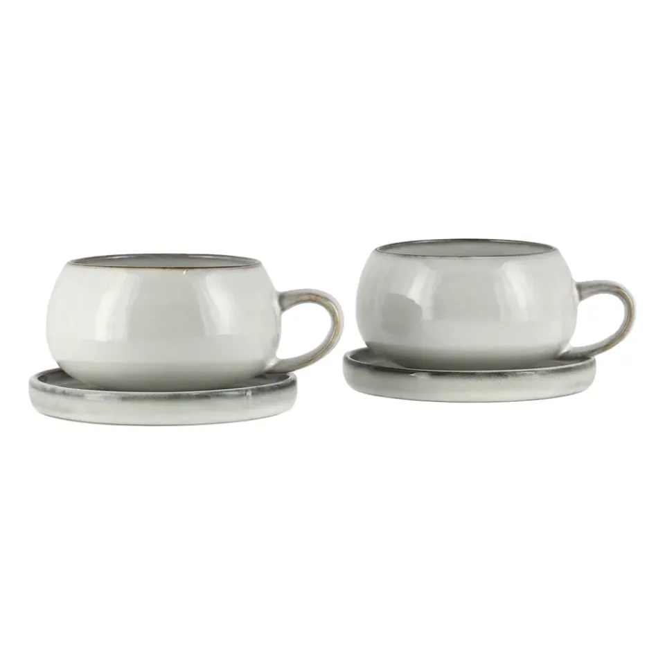 Lene Bjerre Amera cup and saucer, sands White Online