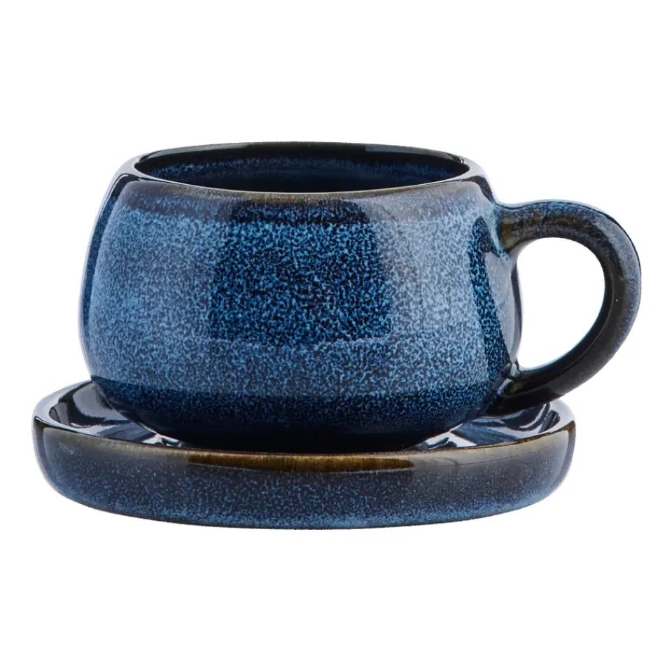 Lene Bjerre Amera espresso cup and saucer 8 cl, Blue Discount