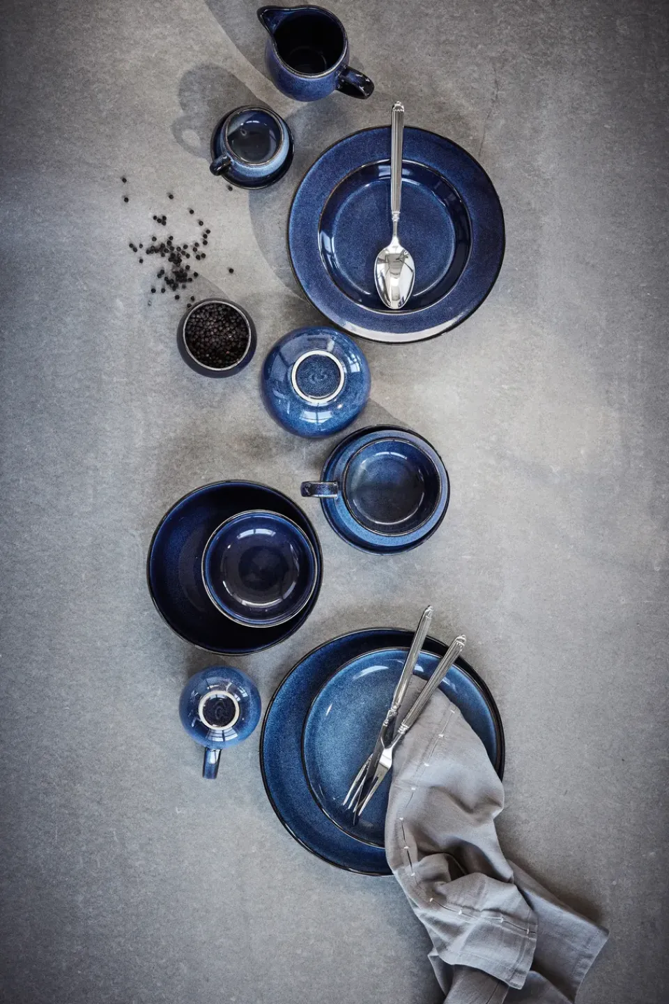 Lene Bjerre Amera espresso cup and saucer 8 cl, Blue Discount