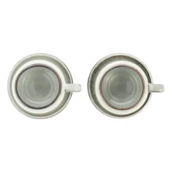 Lene Bjerre Amera espressocup with saucer, sands White Hot