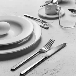 Alessi Amici dessert fork, Stainless steel Silver-coloured Hot