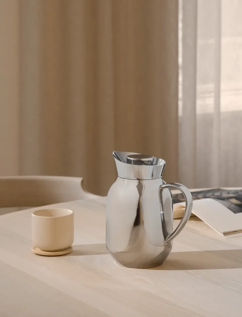 Stelton Amphora Thermos Jug 1.2 L, Steel Silver-coloured Sale