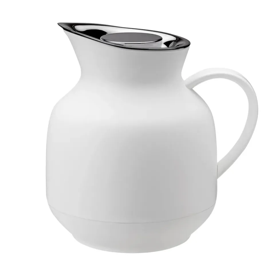 Stelton Amphora thermos jug tea 1 L, Soft White Clearance