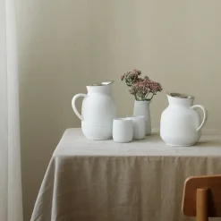 Stelton Amphora thermos jug tea 1 L, Soft White Clearance