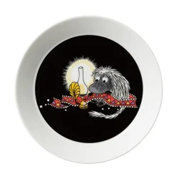 Moomin Arabia Ancestor Moomin plate, Black Discount