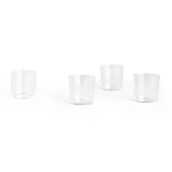 HAY Angle drinking glass 4-pack, Wide 7,5 cm Transparent Sale