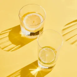 HAY Angle drinking glass 4-pack, Wide 7,5 cm Transparent Sale